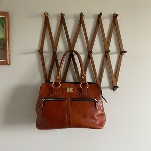 Modalu London Pippa Bag Satchel in Cognac Kate Middleton Purse